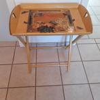 Dienbladtafel, butlertray, Ophalen of Verzenden, Zo goed als nieuw, Rechthoekig, Hout