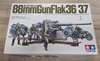 Tamiya MM117 (1735017) 1:35 German 88mm Flak 36/37, Ophalen of Verzenden, Zo goed als nieuw, 1:35 tot 1:50, Diorama