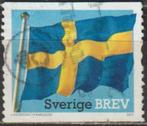 M 370. Zweden 2792 gest. Vlag, Verzenden, Gestempeld, Overige thema's