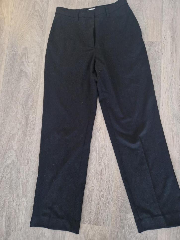 Samsøe Samsøe Maya trouser maat S, Kleding | Dames, Broeken en Pantalons, Gedragen, Maat 36 (S), Zwart, Verzenden