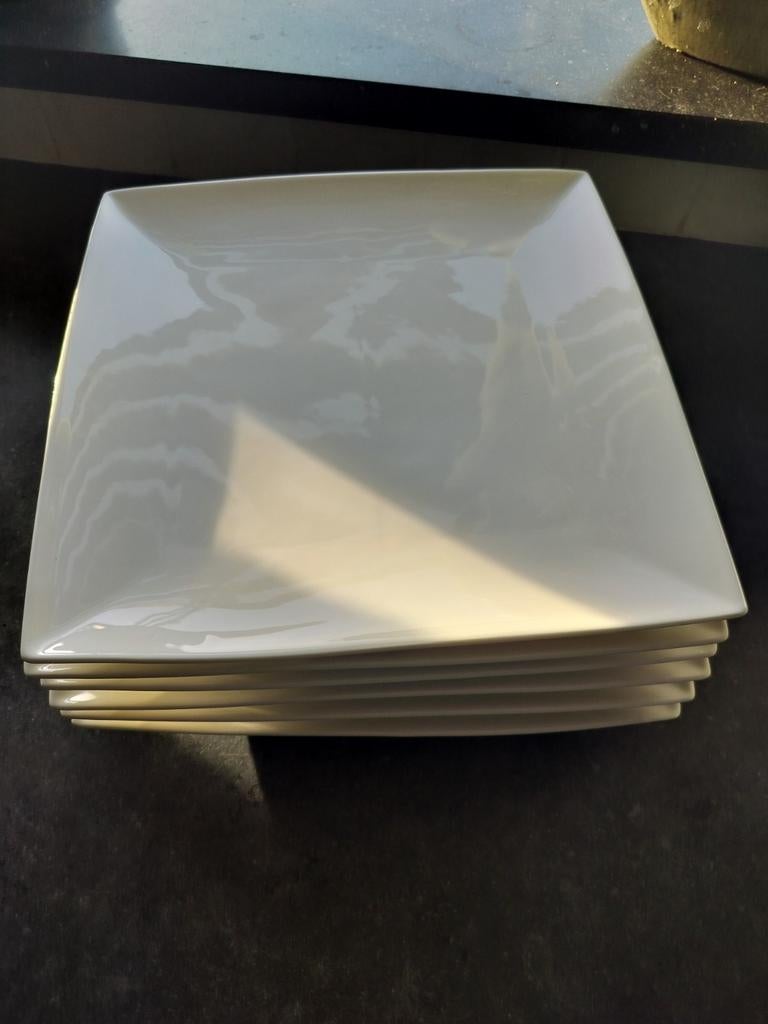 Squito Witte Grote Borden, Ophalen, Zo goed als nieuw, Bord(en), Overige stijlen