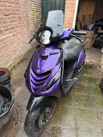 Zip 4-takt 50cc blauw kenteken, Ophalen, Maximaal 45 km/u, Zip, Zo goed als nieuw