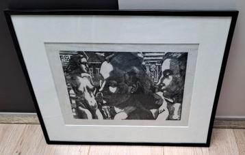 Hubert Bekman een prachtige Houtgravure 1941 op Japanspapier beschikbaar voor biedingen