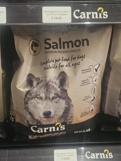 Voer - Carnis - Zalm - Nieuwe zak van 4 kilo, Dieren en Toebehoren, Dierenvoeding, Hond, Ophalen of Verzenden