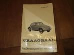 V raagbaak Volkswagen Kever 1300 +1500, Karmann Ghia af 1968, Auto diversen, Handleidingen en Instructieboekjes, Ophalen of Verzenden