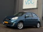 Nissan Micra 1.2 Acenta | 5-deurs | Navigatie | Airco, Voorwielaandrijving, Stof, Gebruikt, Blauw