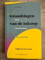 W. Nijs - Grondslagen van de inkoop, Ophalen of Verzenden, Zo goed als nieuw, W. Nijs