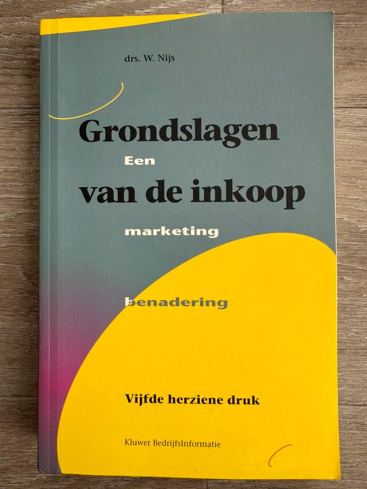 W. Nijs - Grondslagen van de inkoop, Boeken, Economie, Management en Marketing, Zo goed als nieuw, Ophalen of Verzenden