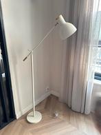 Vloerlamp wit met hout, Ophalen, Zo goed als nieuw, Hout, Minder dan 100 cm