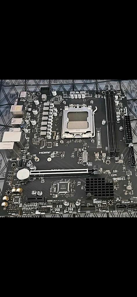 AM5 Upgrade set: ryzen 5 7500f, A620m-e,ssd, ram en case+psu, Computers en Software, Moederborden, Zo goed als nieuw, DDR5, Ophalen