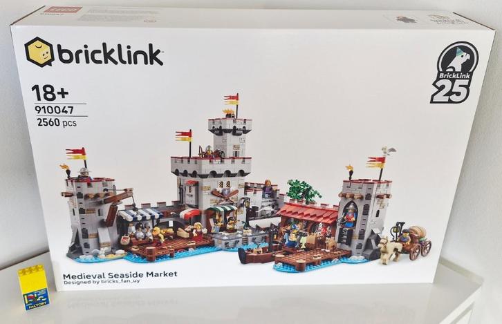 Lego 910047 Bricklink Medieval Seaside Market (zeldzaam), Kinderen en Baby's, Speelgoed | Duplo en Lego, Nieuw, Lego, Complete set