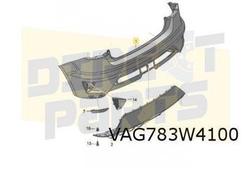 Seat Ibiza (4/12-7/15) Achterbumper (3-drs. / versie Sport)  beschikbaar voor biedingen