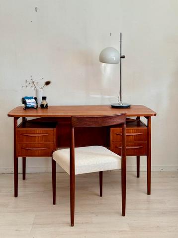 Vintage Deens bureau – Gunnar Nielsen voor Tibergaard beschikbaar voor biedingen