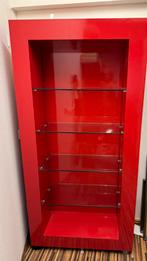 Vitrine kast, Huis en Inrichting, Kasten | Vitrinekasten, Ophalen, 50 tot 100 cm, Zo goed als nieuw, 150 tot 200 cm