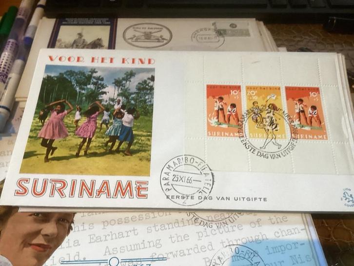 No5018 Suriname E50 anders Heb ook van Nederland jaargangen, Postzegels en Munten, Postzegels | Eerstedagenveloppen, Onbeschreven