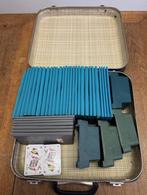 Complete bridge set in koffer te koop., Hobby en Vrije tijd, Drie of vier spelers, Ophalen of Verzenden, Gebruikt