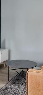 Zwarte salontafel, Huis en Inrichting, Tafels | Salontafels, 100 tot 150 cm, Zo goed als nieuw, Minder dan 50 cm, Rechthoekig