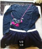 Meisjes jurkje mt 140 blauw Persival elastisch, Persival, Meisje, Ophalen of Verzenden, Zo goed als nieuw