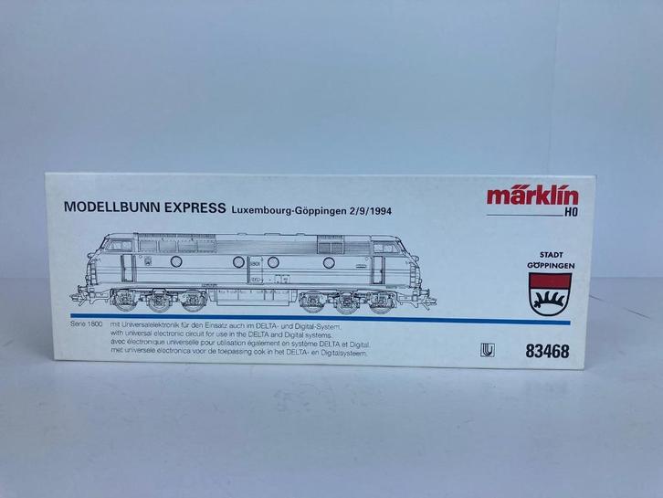 Marklin 83468 Diesellocomotief serie 1800, Hobby en Vrije tijd, Modeltreinen | H0, Zo goed als nieuw, Locomotief, Wisselstroom