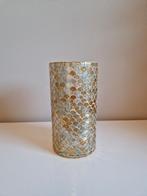 Vaas met gouden accenten - 25cm, Huis en Inrichting, Woonaccessoires | Vazen, Ophalen, Overige materialen, Overige kleuren, Zo goed als nieuw