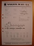 Volvo N10 Technische Specificatie folder 1974 Torpedo Neus, Ophalen, Volvo, Volvo, Zo goed als nieuw