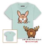WILDNATURE Baby T-Shirt-Konijn-BIOKATOEN 18 t/m 24 maanden, Verzenden, Nieuw