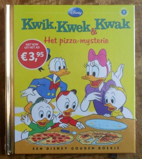 Gouden boekje : Kwik , Kwek & Kwak - Het pizza-mysterie, Boeken, Kinderboeken | Baby's en Peuters, Nieuw, Ophalen of Verzenden