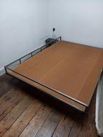bed (stalen ombouw - industrieel) - nu gratis af te halen, Huis en Inrichting, Slaapkamer | Bedden, Ophalen, 140 cm, Zo goed als nieuw