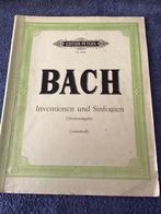 Bladmuziek Bach Inventionen und Sinfonien, Muziek en Instrumenten, Bladmuziek, Ophalen of Verzenden, Gebruikt, Artiest of Componist