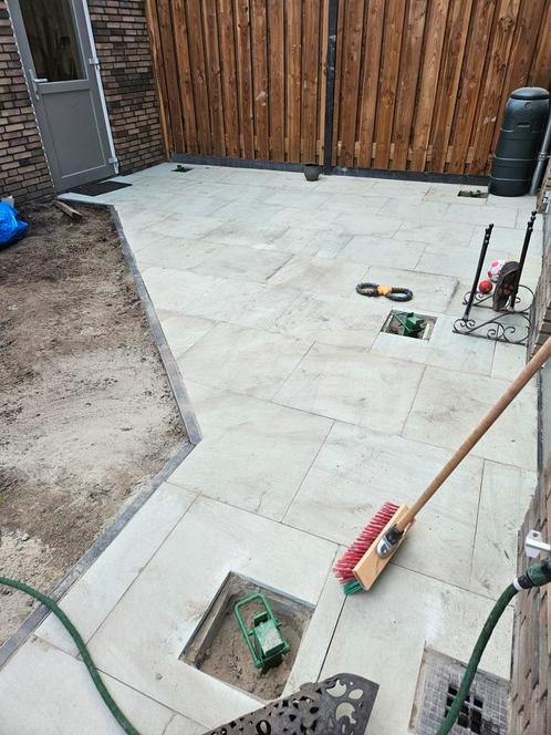 Mooie Natuursteen Tegels, Tuin en Terras, Tegels en Klinkers, Nieuw, Terrastegels, Natuursteen, 10 m² of meer, Ophalen