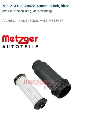 Metzer Automaatbak filter beschikbaar voor biedingen