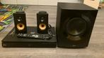 LG home cinema set 2.1, Gebruikt, 2.1-systeem, Blu-ray-speler, 70 watt of meer