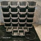 Partij stapelbakken - 20 stuks - 25x16x13 cm, Ophalen of Verzenden, Gebruikt