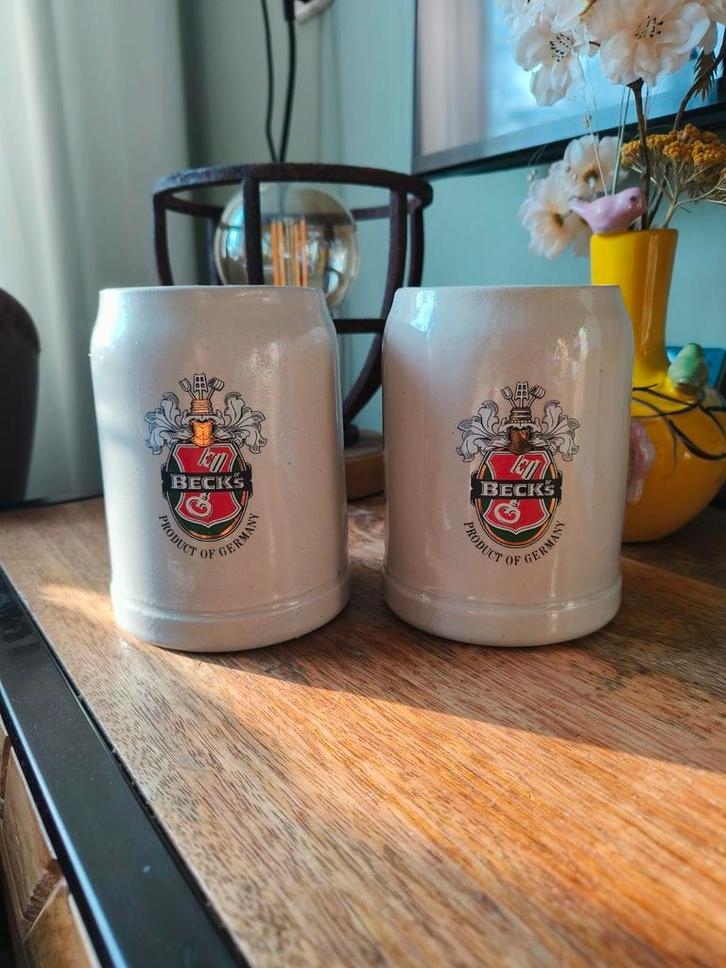 Vintage Beck's Bierpul West-Germany, Antiek en Kunst, Antiek | Keramiek en Aardewerk, Ophalen of Verzenden