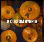 preowned Zildjian K Custom HYBRID Cymbals 11" -20", Gebruikt, USA, Drums of Percussie, Ophalen of Verzenden