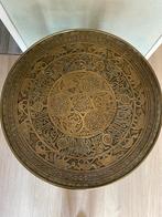 Antieke Bijzettafel met Koperblad, Antiek en Kunst, Antiek | Meubels | Tafels, Ophalen