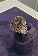 Prachtige Mercedes zilver 925 ring, 20 of groter, Heer, Nieuw, Ophalen of Verzenden