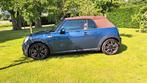 Mini 1.6 Cooper S Cabrio AUT 2010 Blauw NAVI, Auto's, Mini, 15 km/l, 4 cilinders, Cabriolet, Bruin