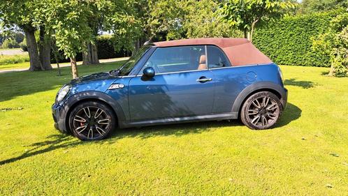 Mini 1.6 Cooper S Cabrio AUT 2010 Blauw NAVI, Auto's, Mini, Cooper S, ABS, Airbags, Airconditioning, Bluetooth, Boordcomputer