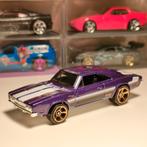 1969 Dodge Charger 500 paars Hot Wheels, Ophalen of Verzenden, Nieuw
