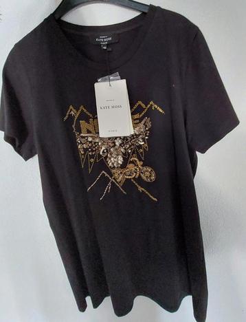 Nikkie shirt Kate Moss mt 42 zwart beschikbaar voor biedingen