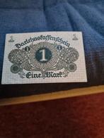Duitsland: een zeer mooi 1 Mark bankbiljet met vouw uit 1920, Ophalen of Verzenden, Duitsland, Los biljet