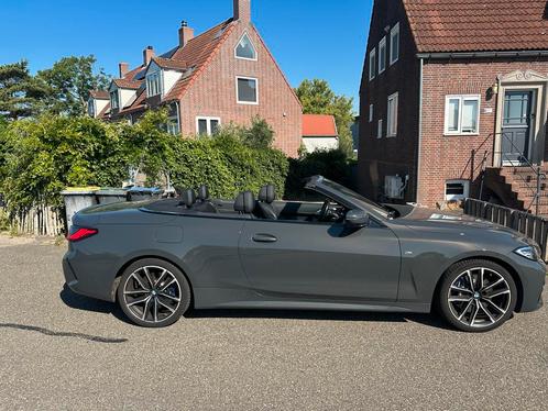 BMW 4-Serie 430i 245pk Aut 2021 Grijs M pakket, Auto's, BMW, Particulier, 4-Serie, Benzine, Cabriolet, Automaat, Geïmporteerd