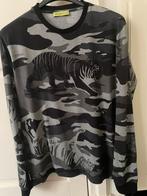 Versace jeans T shirt lange mouw mt M, Ophalen of Verzenden, Zo goed als nieuw, Maat 46 (S) of kleiner, Zwart