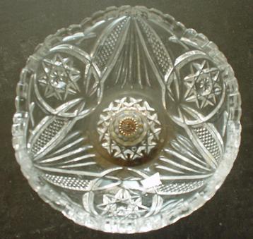 Bonbonnière/bonbonschaaltje kristal - 24% loodgehalte glas beschikbaar voor biedingen