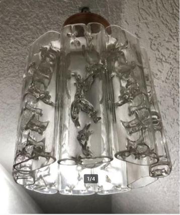 vintage Doria hanglamp luster 70er jaren designer beschikbaar voor biedingen