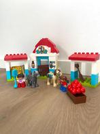 Lego Duplo ponystal, Kinderen en Baby's, Speelgoed | Duplo en Lego, Ophalen of Verzenden, Zo goed als nieuw, Complete set, Duplo