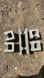 Holblokken - gratis af te halen, Tuin en Terras, Bielzen en Borders, Ophalen, Zo goed als nieuw, Beton, Minder dan 100 cm