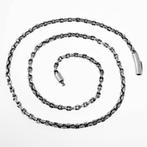 67cm 4,5mm Ketting Mat Zilverkleur Antiek Staal Koffieboon, Overige materialen, Birgitta-Gracht 33, 6465 EL Kerkrade, Nederland