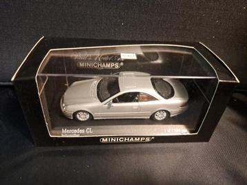 Mercedes Benz CL Coupé (C215) 1:43 - 1999 - Brilliant Silver beschikbaar voor biedingen
